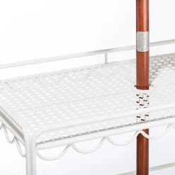Business & Pleasure Co. The Al Fresco Bar Cart - Antique White