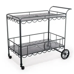 Business & Pleasure Co. The Al Fresco Bar Cart - Vintage Black