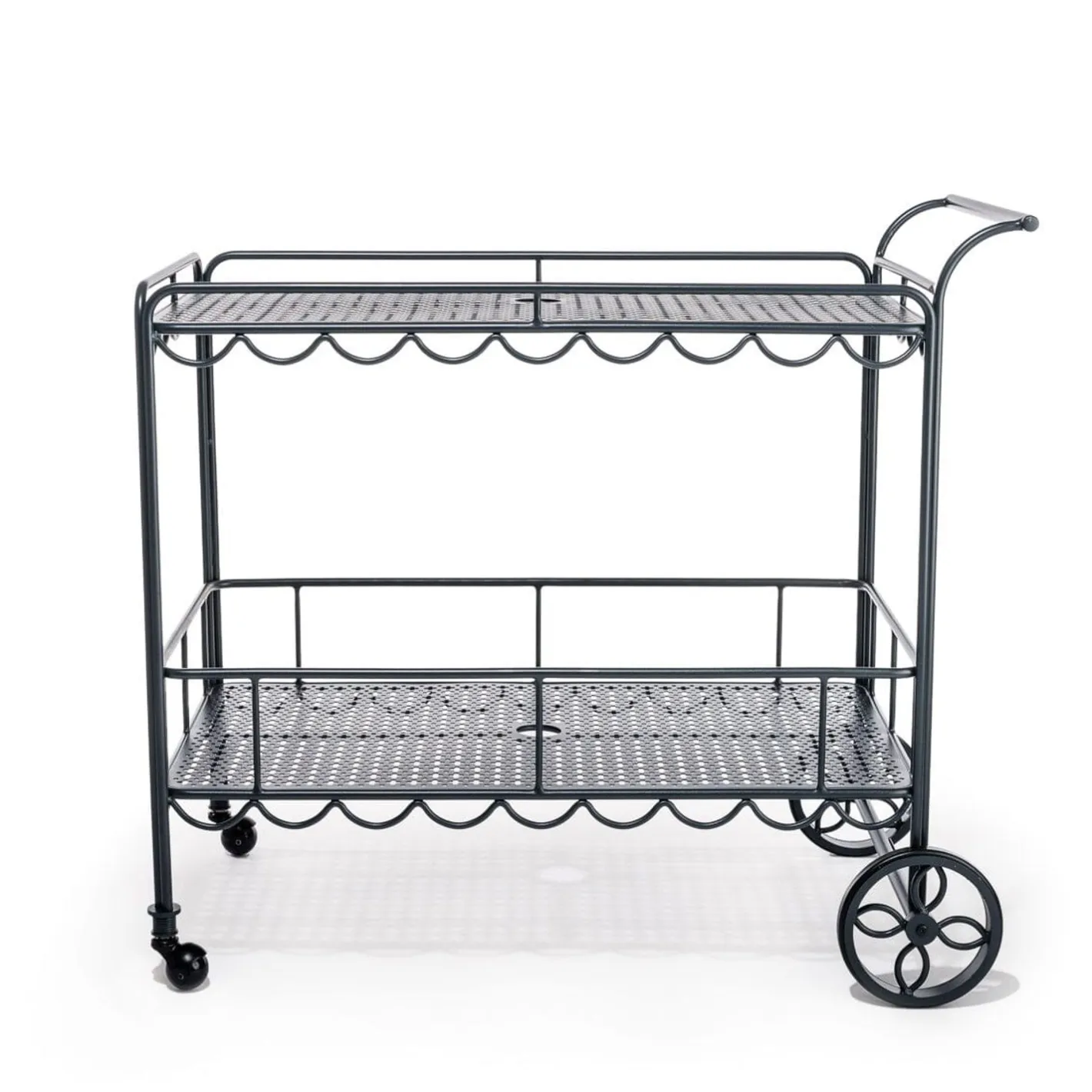 Business & Pleasure Co. The Al Fresco Bar Cart - Vintage Black