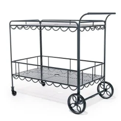 Business & Pleasure Co. The Al Fresco Bar Cart - Vintage Black