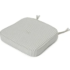 Business & Pleasure Co. The Al Fresco Chair Cushion - Lauren'S Sage Stripe