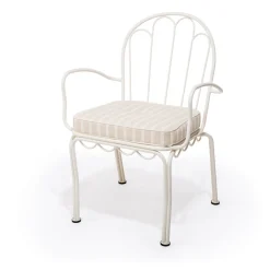 Business & Pleasure Co. The Al Fresco Chair Cushion - Monaco Natural Stripe