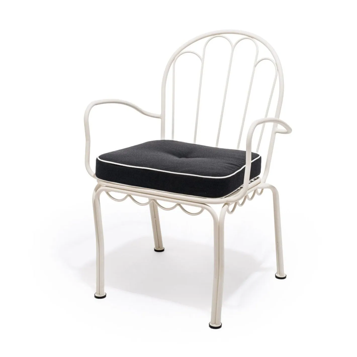 Business & Pleasure Co. The Al Fresco Chair Cushion - Rivie Black