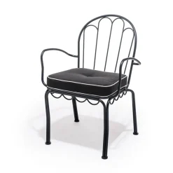 Business & Pleasure Co. The Al Fresco Chair Cushion - Rivie Black