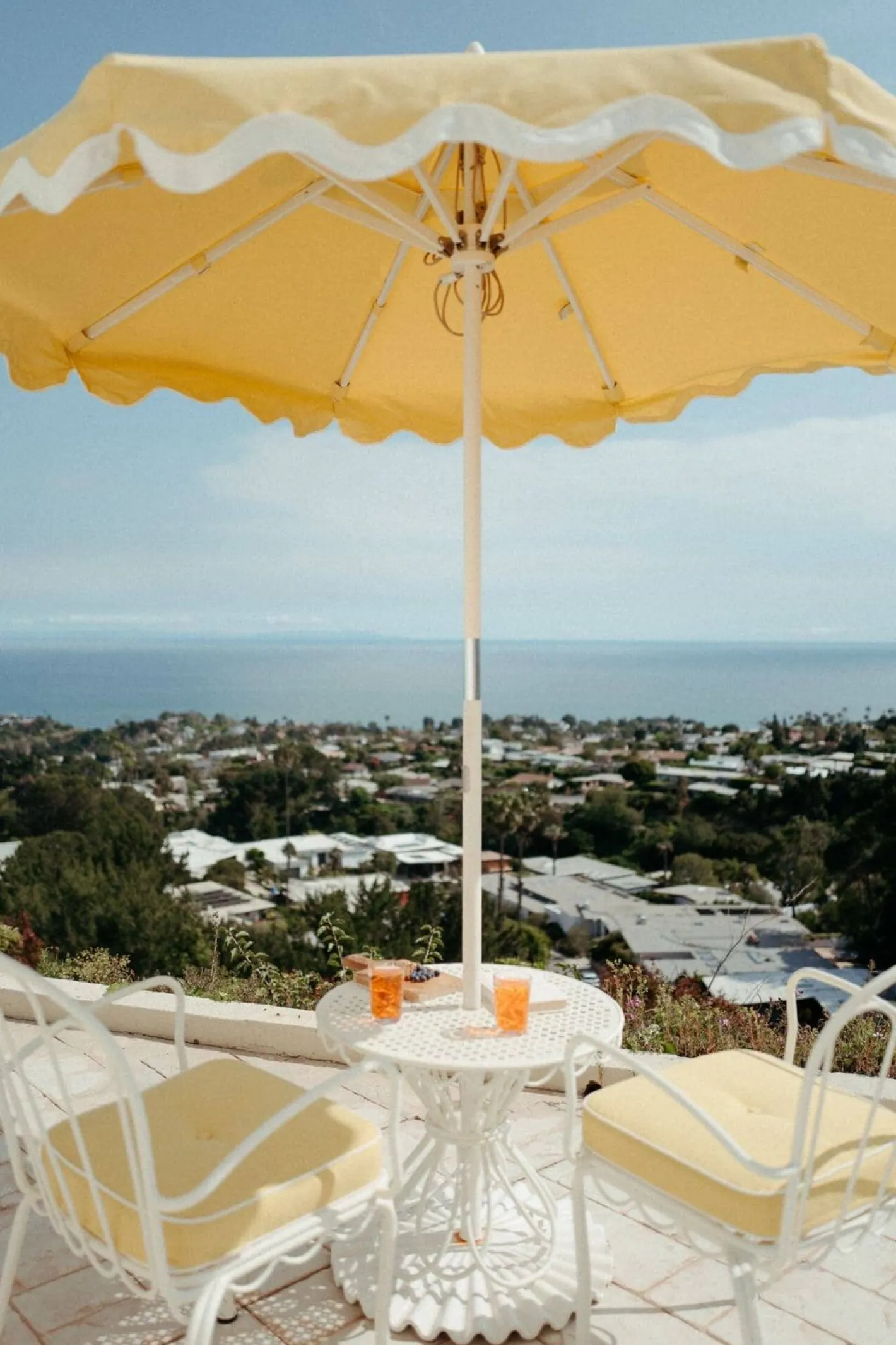 Business & Pleasure Co. The Al Fresco Chair Cushion - Rivie Mimosa