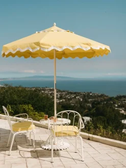 Business & Pleasure Co. The Al Fresco Chair Cushion - Rivie Mimosa