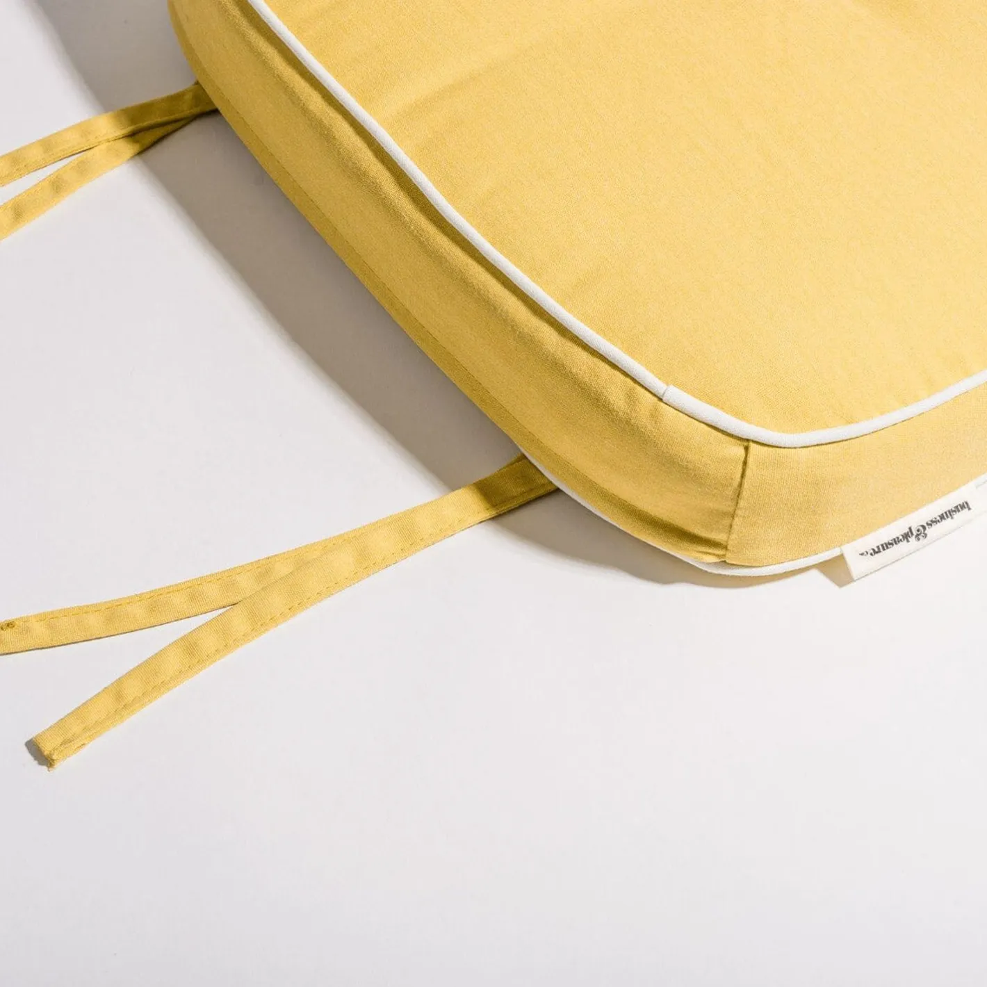 Business & Pleasure Co. The Al Fresco Chair Cushion - Rivie Mimosa