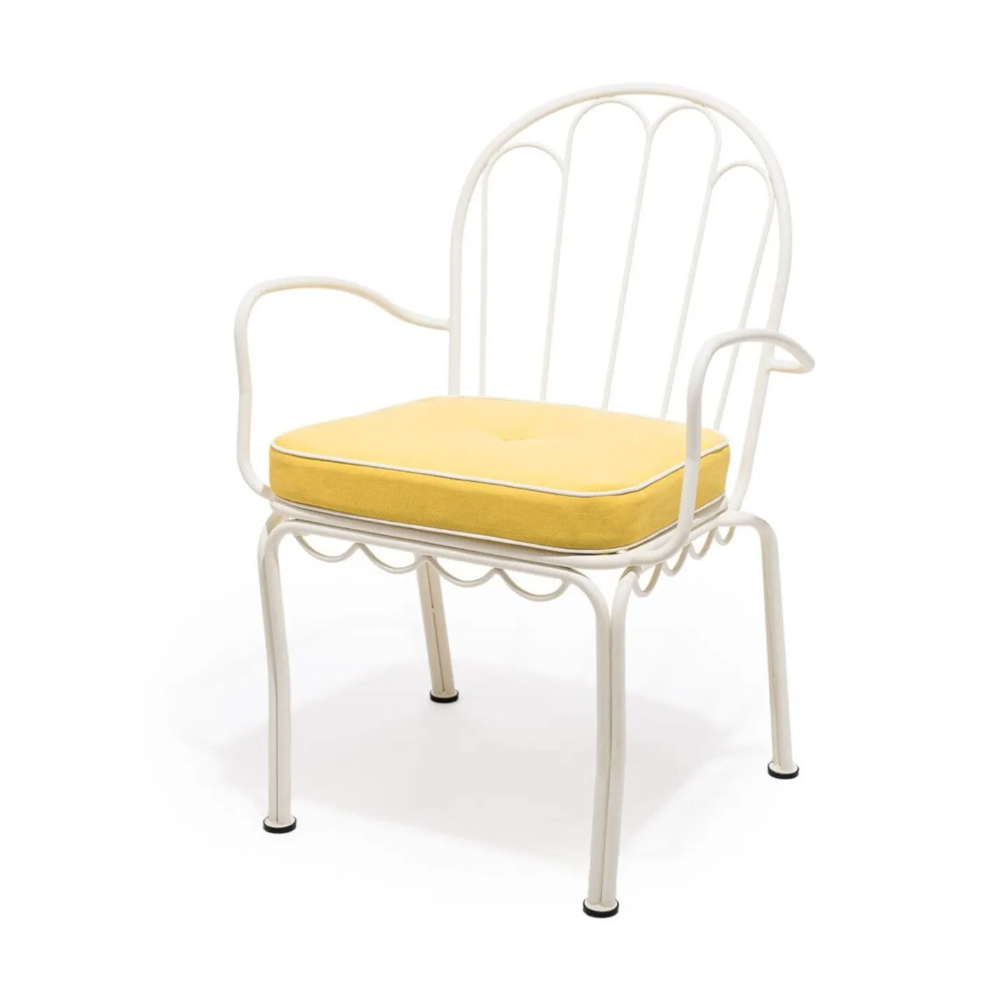 Business & Pleasure Co. The Al Fresco Chair Cushion - Rivie Mimosa