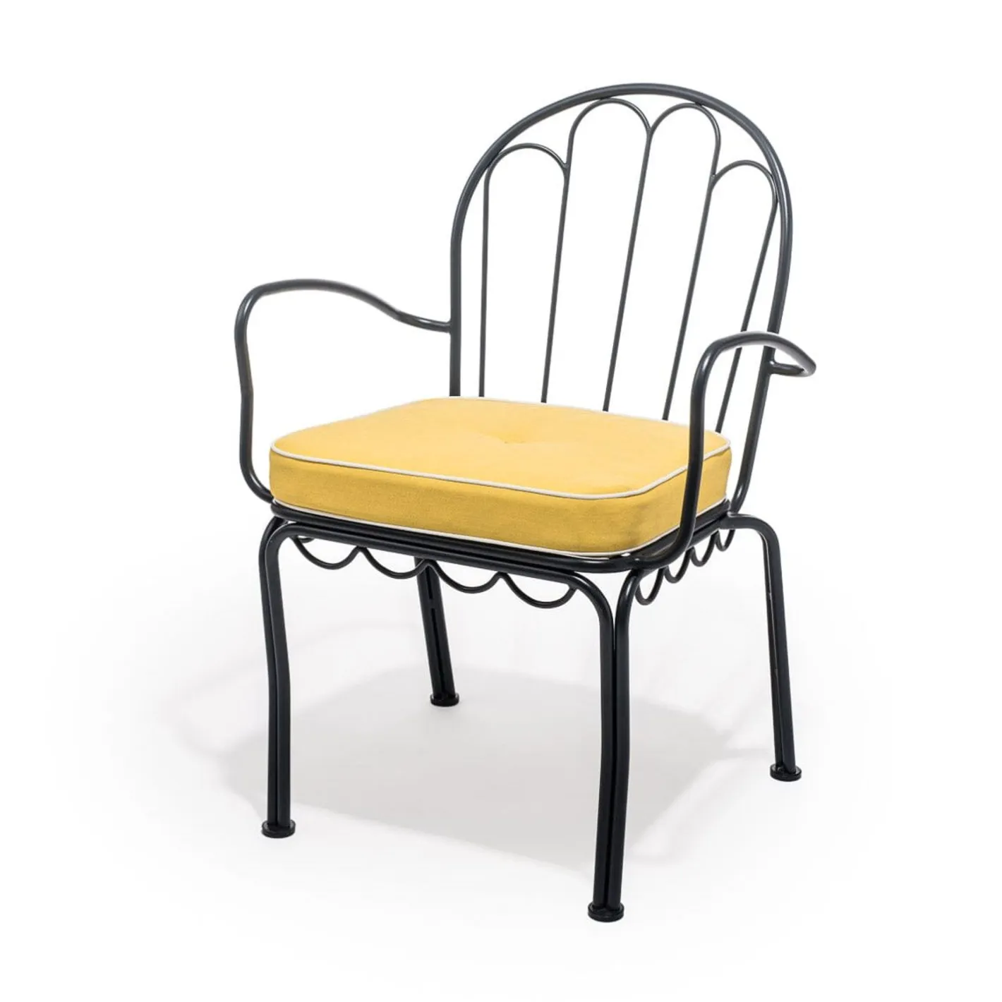 Business & Pleasure Co. The Al Fresco Chair Cushion - Rivie Mimosa