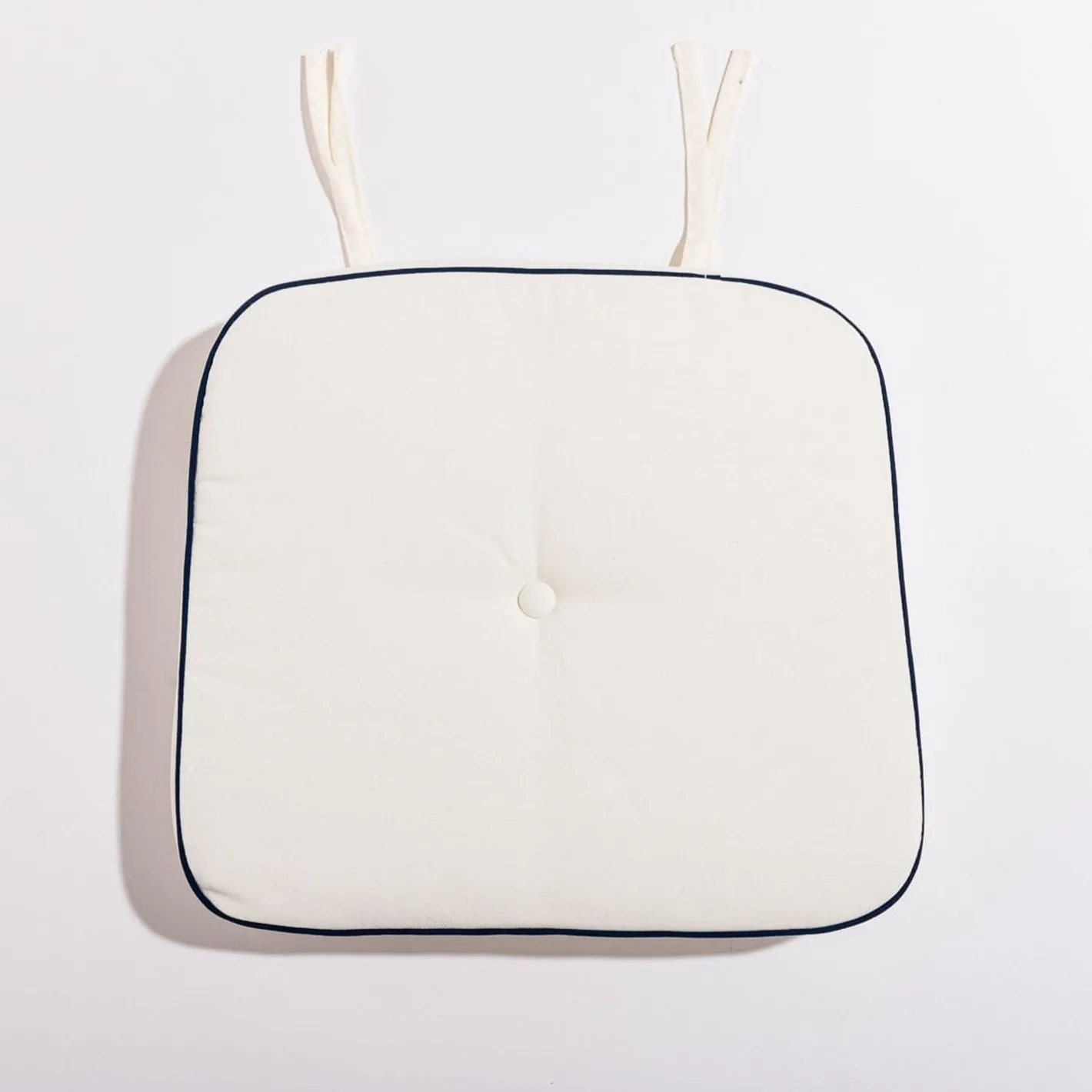 Business & Pleasure Co. The Al Fresco Chair Cushion - Rivie White
