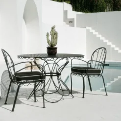 Business & Pleasure Co. The Al Fresco Dining Chair - Vintage Black