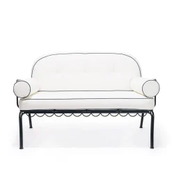 Business & Pleasure Co. The Al Fresco Love Seat - Vintage Black