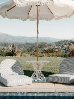 Business & Pleasure Co. The Al Fresco Side Table - Antique White