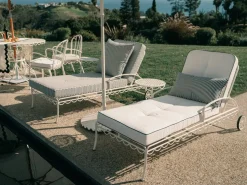 Business & Pleasure Co. The Al Fresco Sun Lounger - Antique White