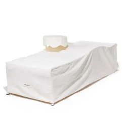 Business & Pleasure Co. The Al Fresco Sun Lounger Cover - Antique White