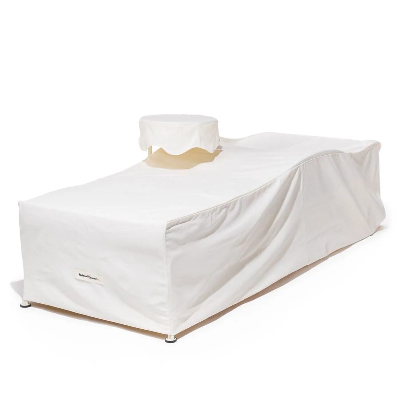 Business & Pleasure Co. The Al Fresco Sun Lounger Cover - Antique White