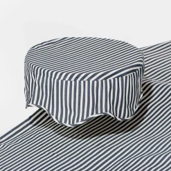 Business & Pleasure Co. The Al Fresco Sun Lounger Cover - Lauren'S Navy Stripe