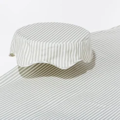 Business & Pleasure Co. The Al Fresco Sun Lounger Cover - Lauren'S Sage Stripe