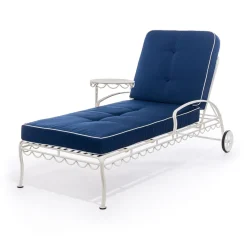 Business & Pleasure Co. The Al Fresco Sun Lounger Cushion - Boathouse Navy