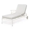 Business & Pleasure Co. The Al Fresco Sun Lounger Cushion - Lauren'S Sage Stripe