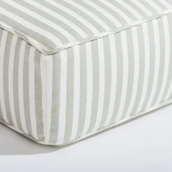 Business & Pleasure Co. The Al Fresco Sun Lounger Cushion - Lauren'S Sage Stripe