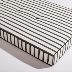 Business & Pleasure Co. The Al Fresco Sun Lounger Cushion - Monaco Black Stripe
