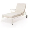 Business & Pleasure Co. The Al Fresco Sun Lounger Cushion - Monaco Natural Stripe