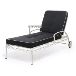 Business & Pleasure Co. The Al Fresco Sun Lounger Cushion - Rivie Black
