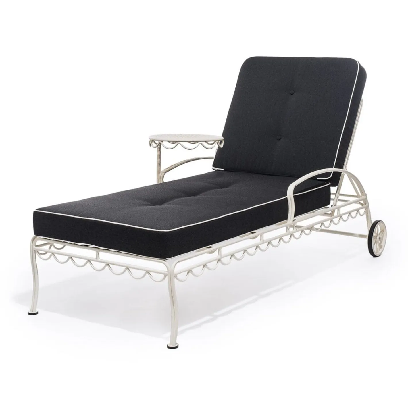 Business & Pleasure Co. The Al Fresco Sun Lounger Cushion - Rivie Black