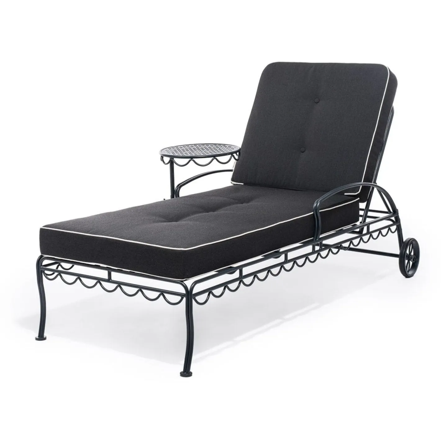 Business & Pleasure Co. The Al Fresco Sun Lounger Cushion - Rivie Black