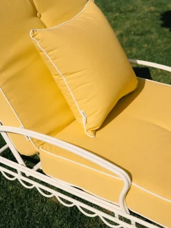 Business & Pleasure Co. The Al Fresco Sun Lounger Cushion - Rivie Mimosa