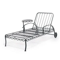 Business & Pleasure Co. The Al Fresco Sun Lounger - Vintage Black