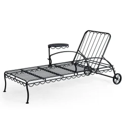 Business & Pleasure Co. The Al Fresco Sun Lounger - Vintage Black