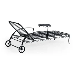 Business & Pleasure Co. The Al Fresco Sun Lounger - Vintage Black