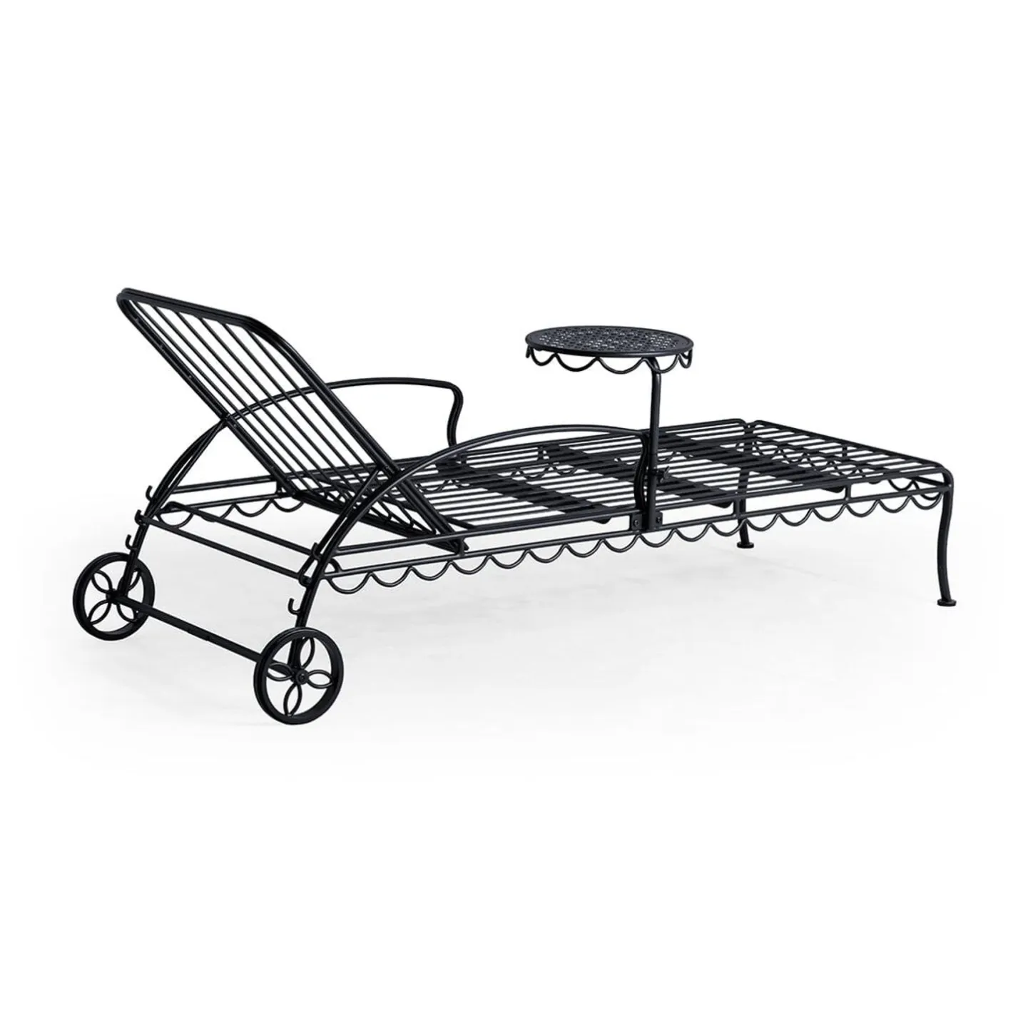 Business & Pleasure Co. The Al Fresco Sun Lounger - Vintage Black