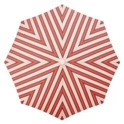 Business & Pleasure Co. The Amalfi Umbrella - Bistro Dusty Pink Stripe