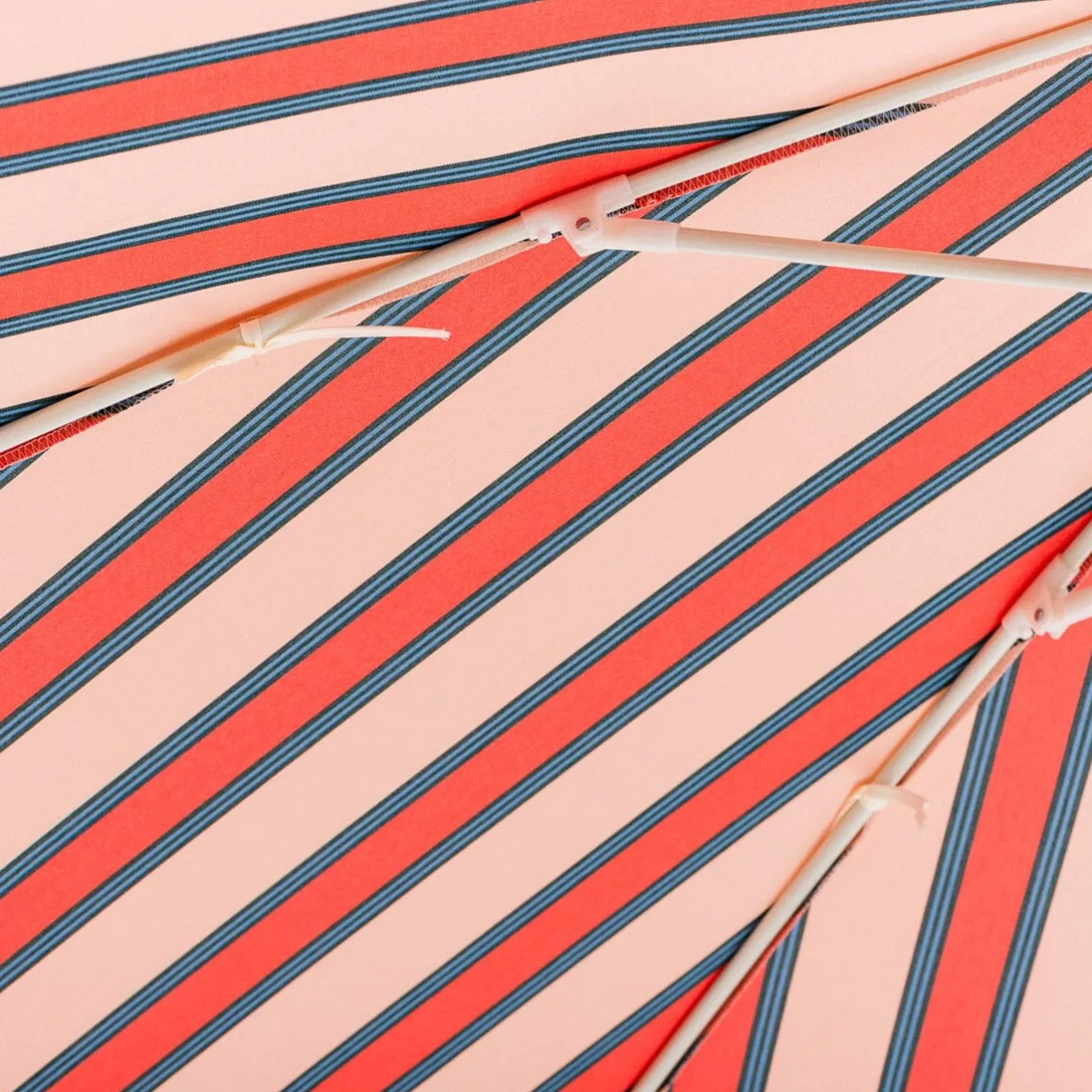 Business & Pleasure Co. The Amalfi Umbrella - Bistro Dusty Pink Stripe