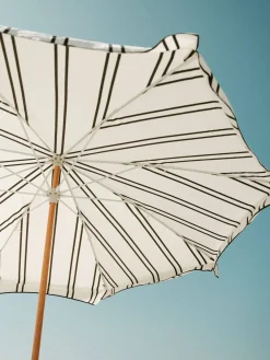 Business & Pleasure Co. The Amalfi Umbrella - Black Two Stripe