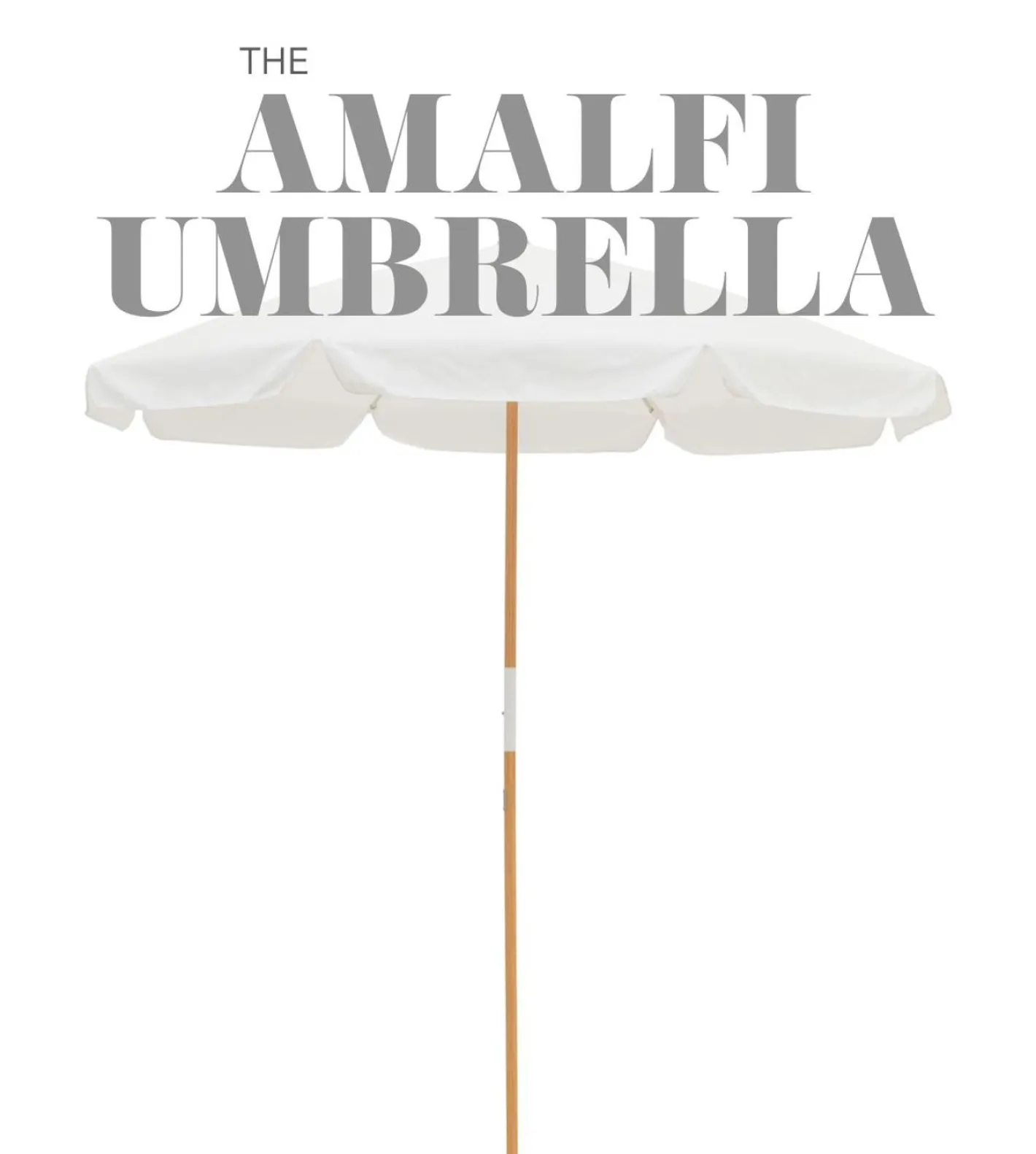 Business & Pleasure Co. The Amalfi Umbrella - Diamond Pink