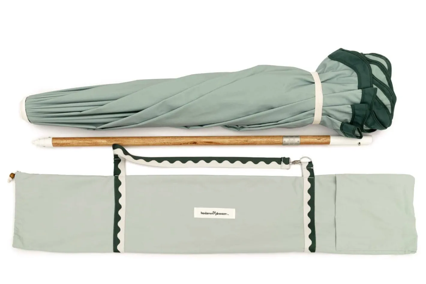 Business & Pleasure Co. The Amalfi Umbrella - Rivie Green