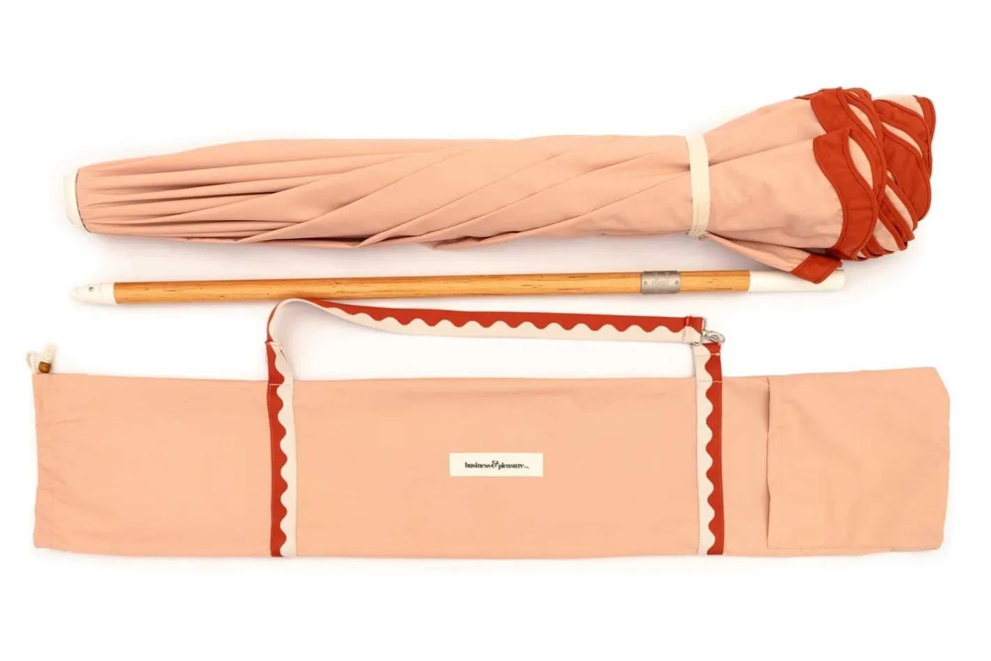 Business & Pleasure Co. The Amalfi Umbrella - Rivie Pink