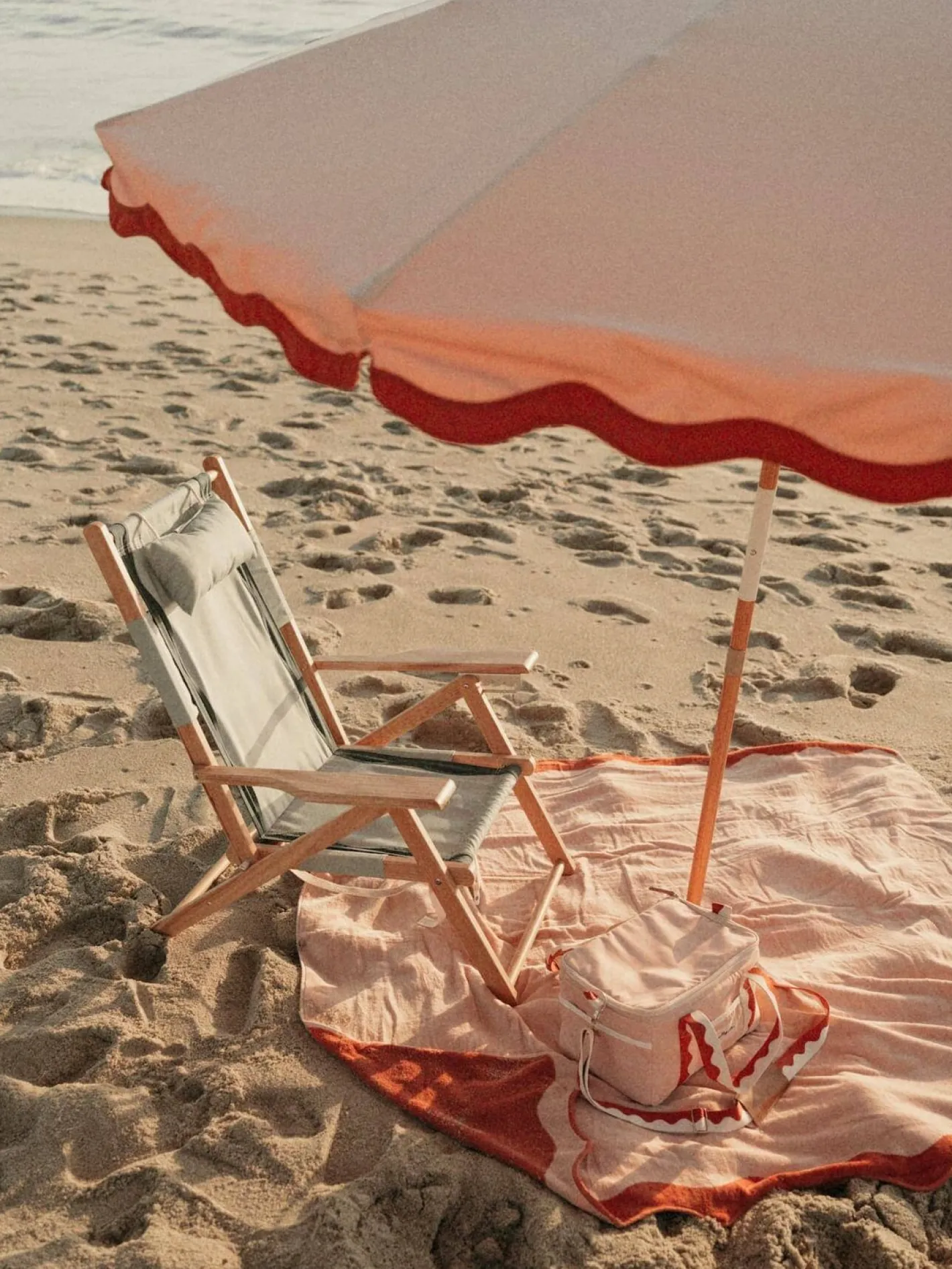 Business & Pleasure Co. The Amalfi Umbrella - Rivie Pink