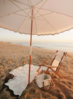 Business & Pleasure Co. The Amalfi Umbrella - Rivie White