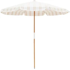 Business & Pleasure Co. The Amalfi Umbrella - Sand Two Stripe