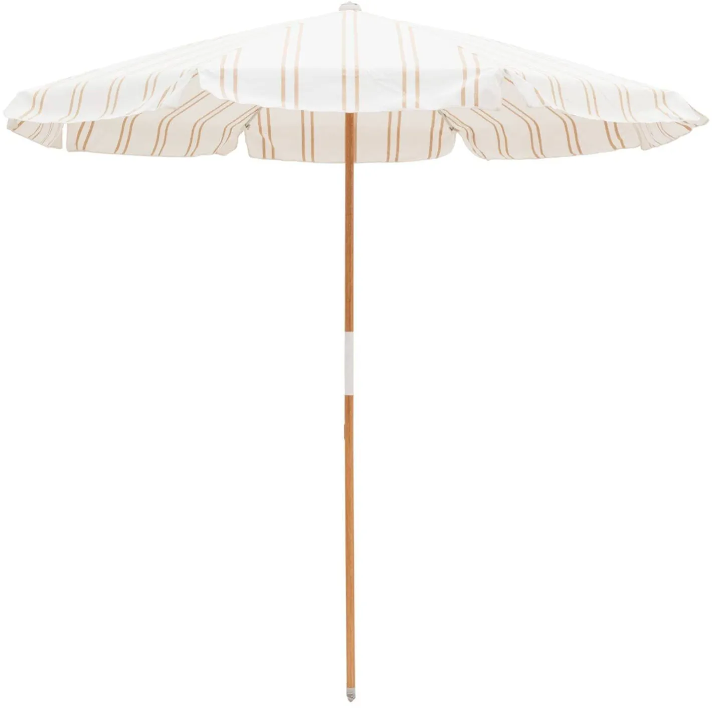 Business & Pleasure Co. The Amalfi Umbrella - Sand Two Stripe