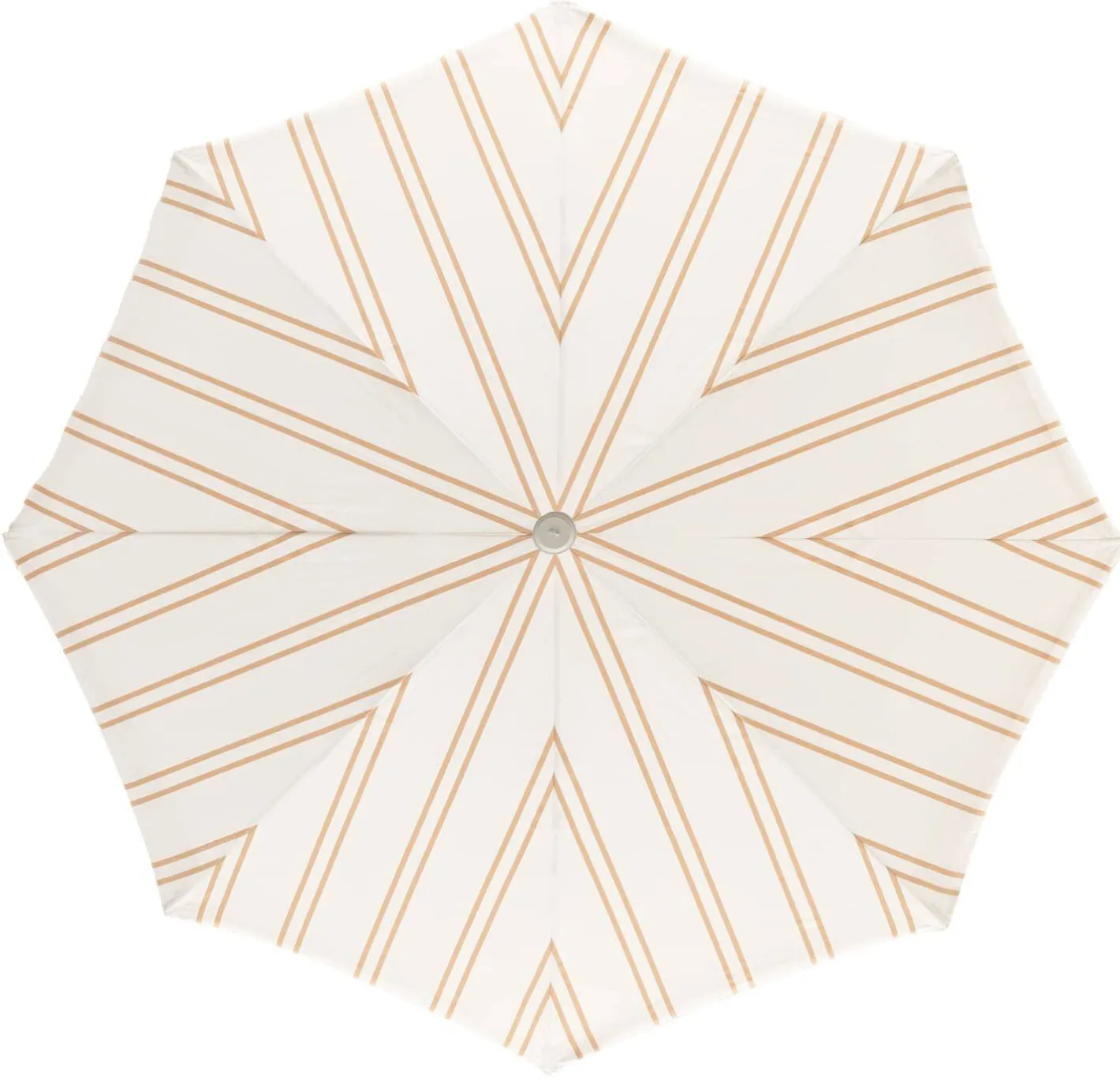 Business & Pleasure Co. The Amalfi Umbrella - Sand Two Stripe
