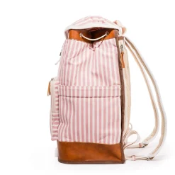 Business & Pleasure Co. The Backpack Cooler - Laurens Pink Stripe