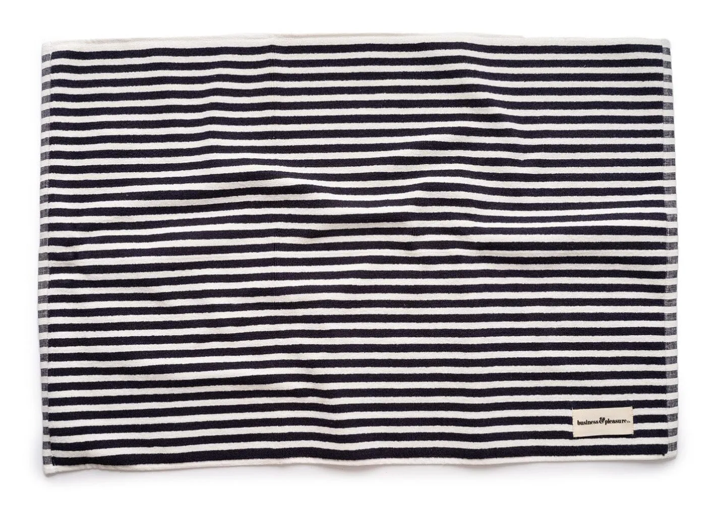 Business & Pleasure Co. The Bath Mat - Lauren'S Navy Stripe