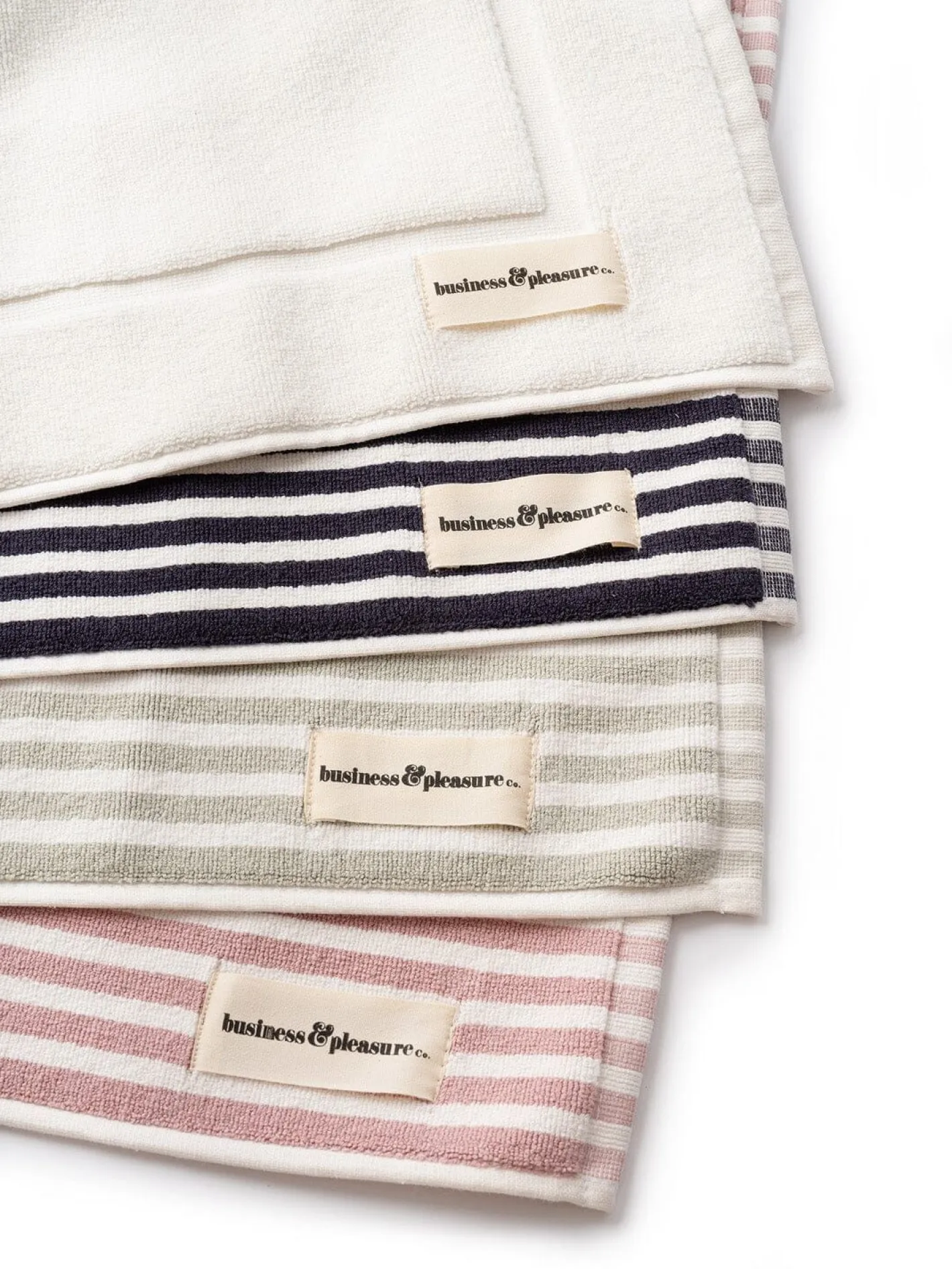 Business & Pleasure Co. The Bath Mat - Lauren'S Navy Stripe