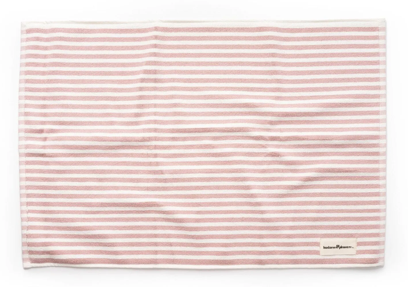 Business & Pleasure Co. The Bath Mat - Lauren'S Pink Stripe